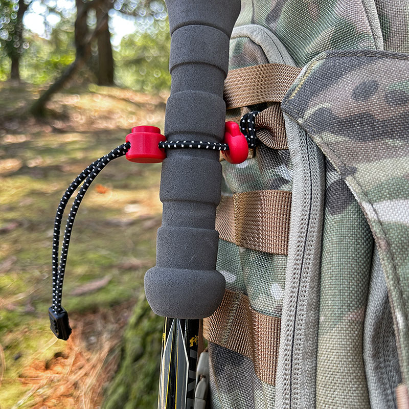 户外登山包固定挂扣弹力绳松紧绑绳背包外挂帽子手套登山杖装备