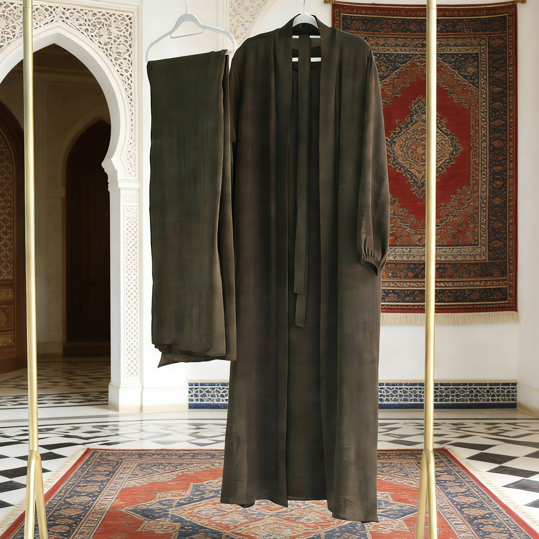 2026 New Cross-Border Abaya Turkish Dubai Robe Prayer Middle Eastern Muslim Women's Dress_ecoleips.com