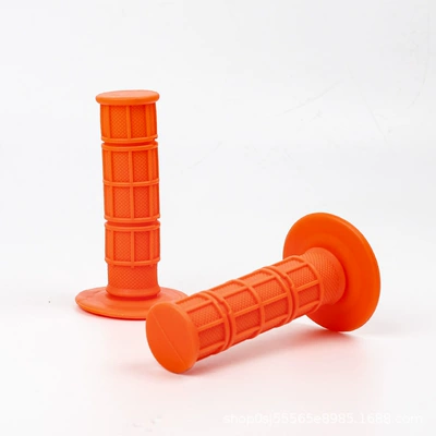 Motorcycle Handle Cover, Motorcycle Modified Handlebar Rubber - universal-22mm-24mm-orange