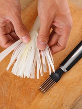 升级加长葱丝刀切葱器不锈钢多功能切细丝工具创意厨房切葱丝器