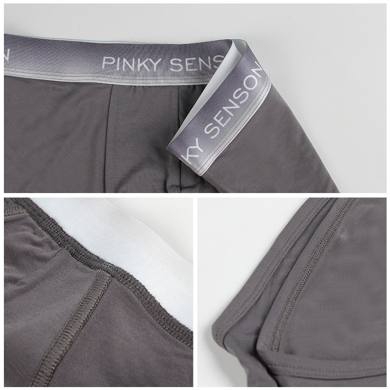 A generation of men's underwear Lanjing modal solid color waist plus size breathable men's underpants trembles