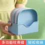 盘带家用小吃垃圾骨碟