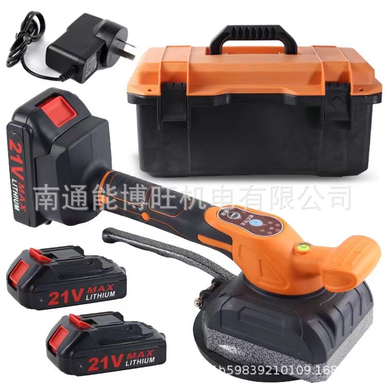 Venta al por mayor máquina de baldosas eléctricas de litio ladrillo pegado artefacto piso pavimento vibrador ladrillo eléctrico pegado Máquina automática máquina de ladrillo de pared