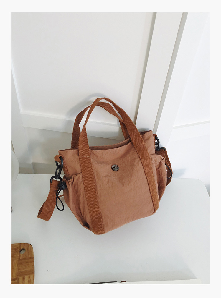Damen Tragetasche Aus Canvas, Handtasche Mit Schultergurt_voghion.com