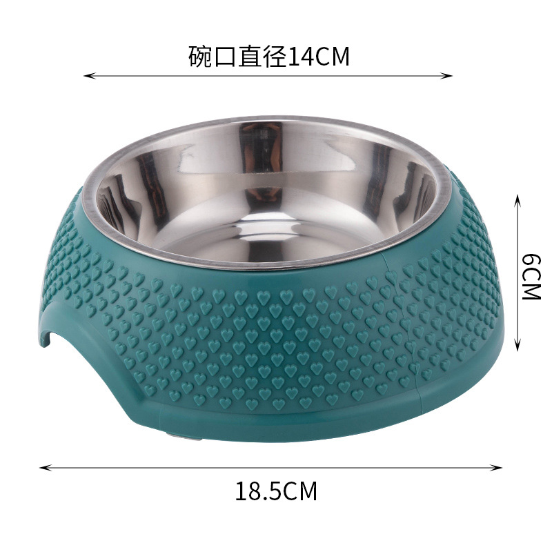 Inventario de comida para perros para mascotas tazón de acero inoxidable anti-derrapante antifolque tazón para perros tazón para gatos tazón para mascotas tazón para perros tazón de agua al por mayor