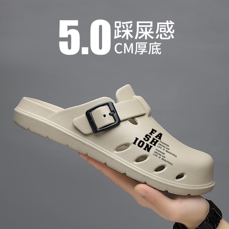 Zapatos de cocinero de verano Bocken para hombres zapatos de playa de sandalinas antideslizantes EVA al por mayor