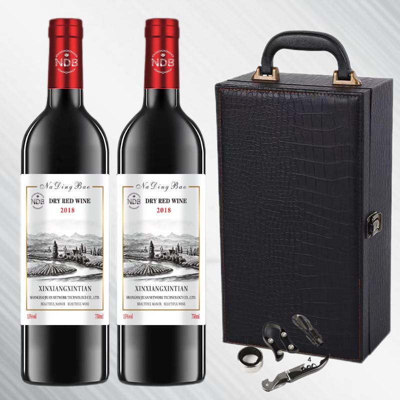 매너 드라이 레드 2병 + 고급 가죽제품 - 핫 추천