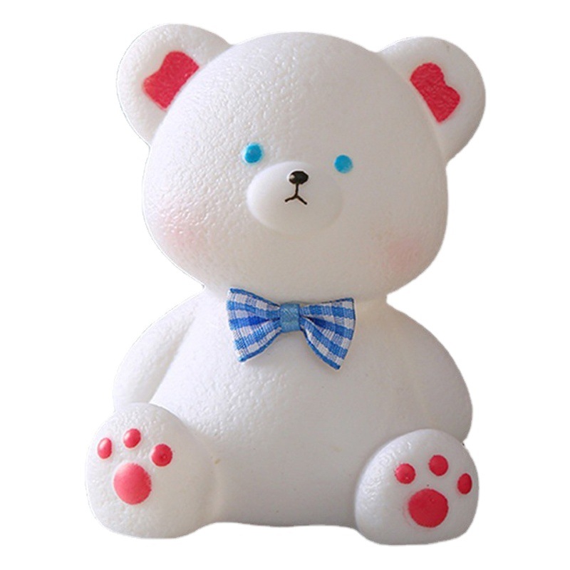 2024 nuevo producto creativo conejito vinilo luz nocturna puesto de venta caliente dibujos animados juguetes luminosos para niños souvenirs