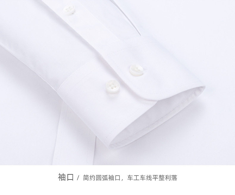 Áo sơ mi nam cotton Oxford dài tay không cần ủi, form vừa vặn, cổ cài cúc — Cherry hồng tay dài-kiểu nam-003, Hồng cherry - Tay ngắn - 003, Màu xanh nhạt-dài tay-nam-31, Trắng-Tay ngắn-21 chi tiết 24