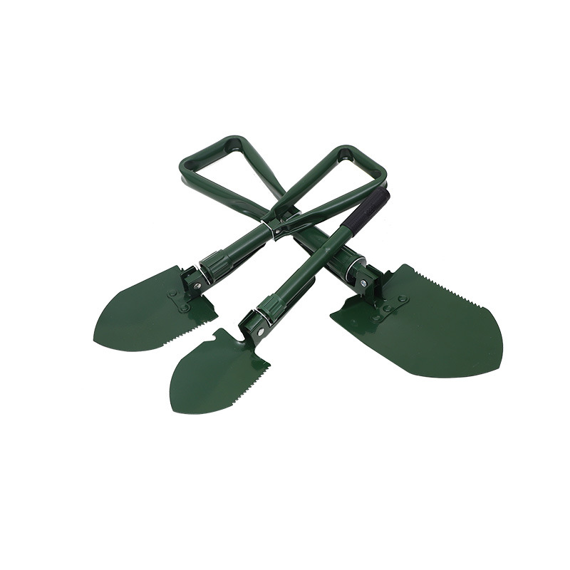Fabricante al por mayor multipropósito plegable pala portátil herramientas de camping al aire libre pala de ingeniería montada en vehículo