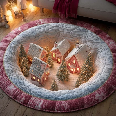 Avtomobil döşəmə paspasları — round floor mat home decor floor - 10-16-x-164141cm-round