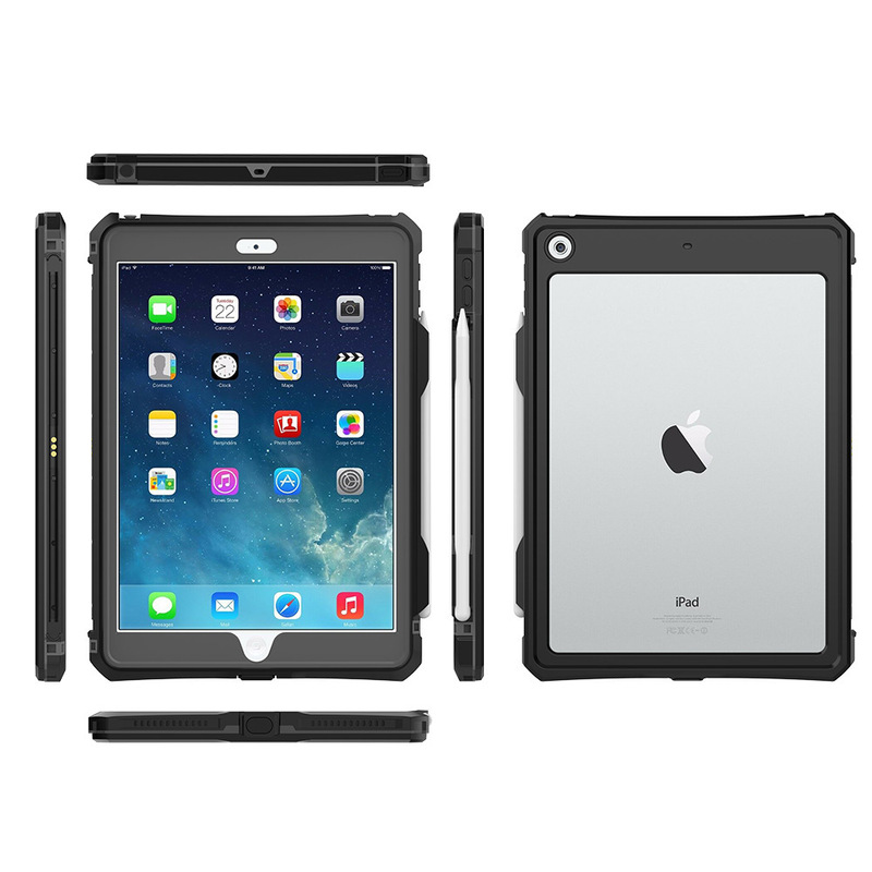 Red pepper outdoor waterproof shell iPad7 ipad8 ipad9 ipad 10.2 waterproof anti-drop protective shell