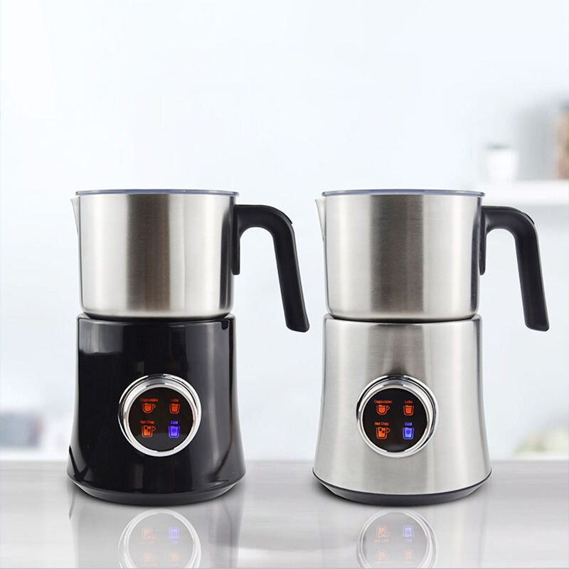 900ml Electric New Model Milk Frother Coffee Latte Art Milk Foaming Machine with Plastic and Stainless Steel Parts