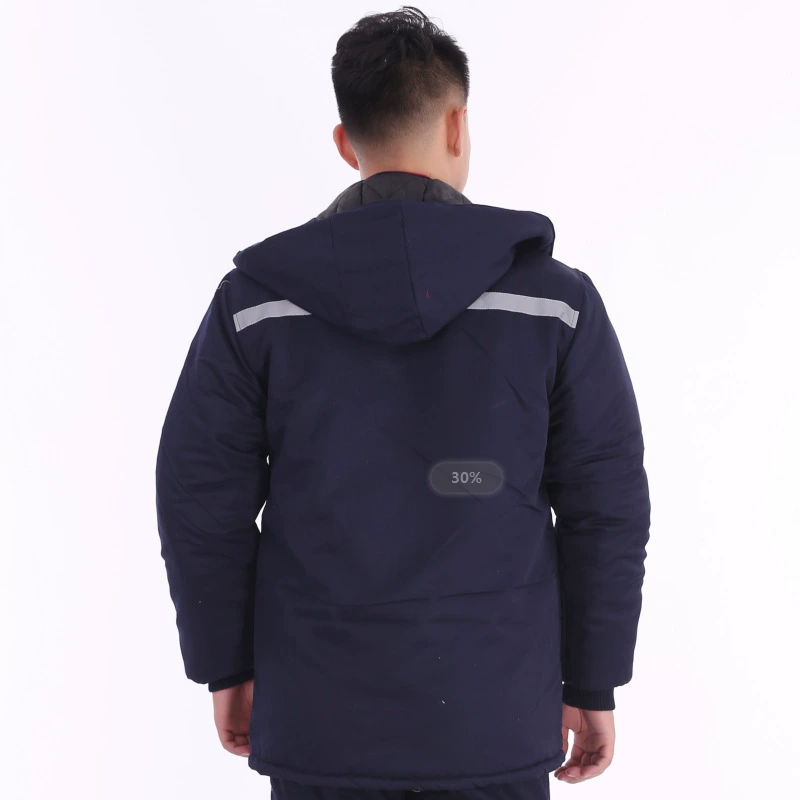 Аварийно-спасательная одежда с капюшоном, морозостойкая одежда, уличное ветрозащитное и морозостойкое хлопковое пальто, зимнее универсальное защитное пальто