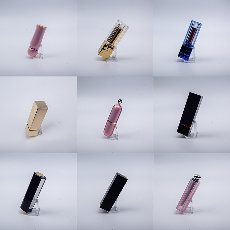 现货直供抖音拼多多微商彩妆包材口红管多款式喷镀喷色可做润唇