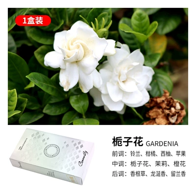 Perfplant seat: light fragrance men and women - 1-box-square-box-solid-balm-gardenia-350g-pack