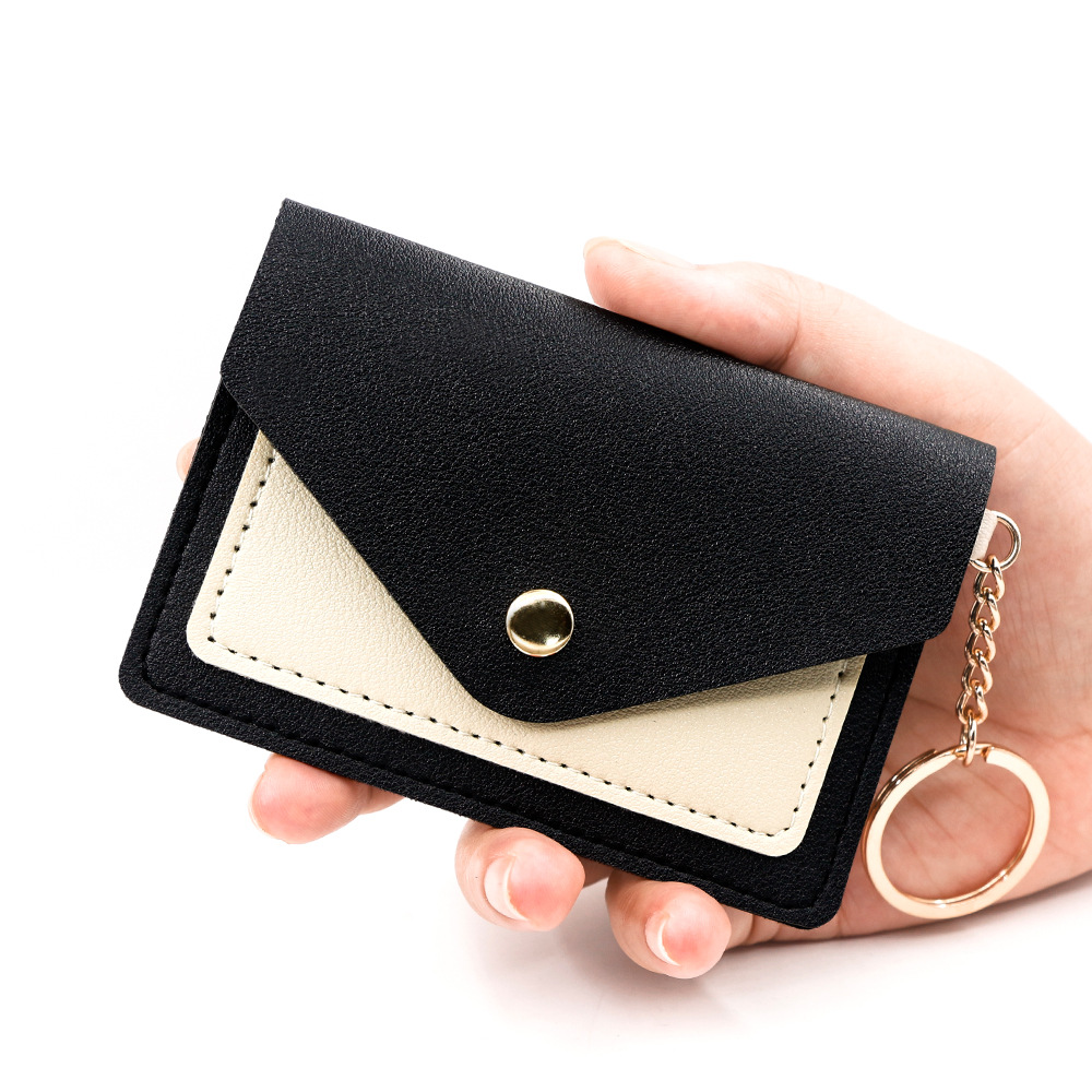 Nuevo nicho simple sobre bolsas de tarjetas creativas de color caramelo tarjeta de estudiantes bolsas de cambio tarjeta de tarjeta de identificación cubierta