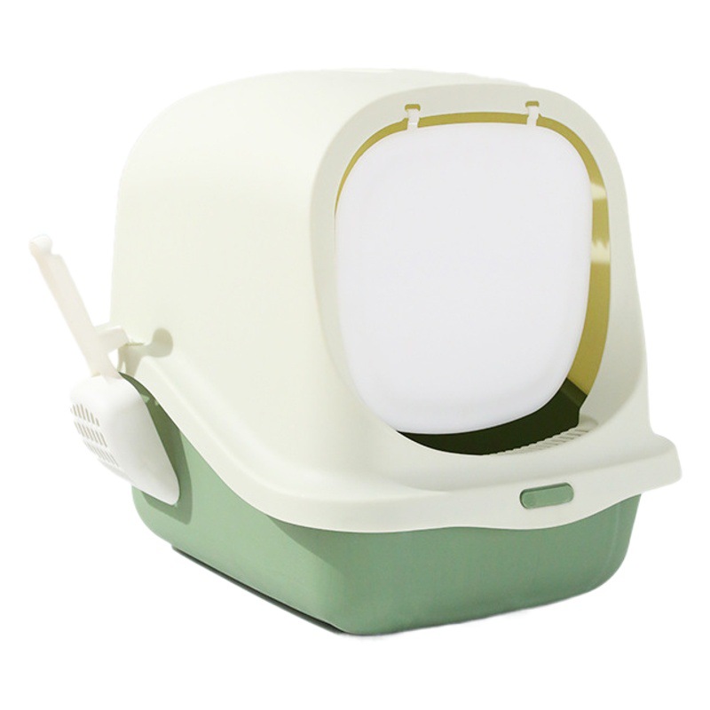 Hawo nueva segunda generación de gran entrada caja de arena para gatos completamente cerrada de gran tamaño durable desodorante anti-Splash gato inodoro