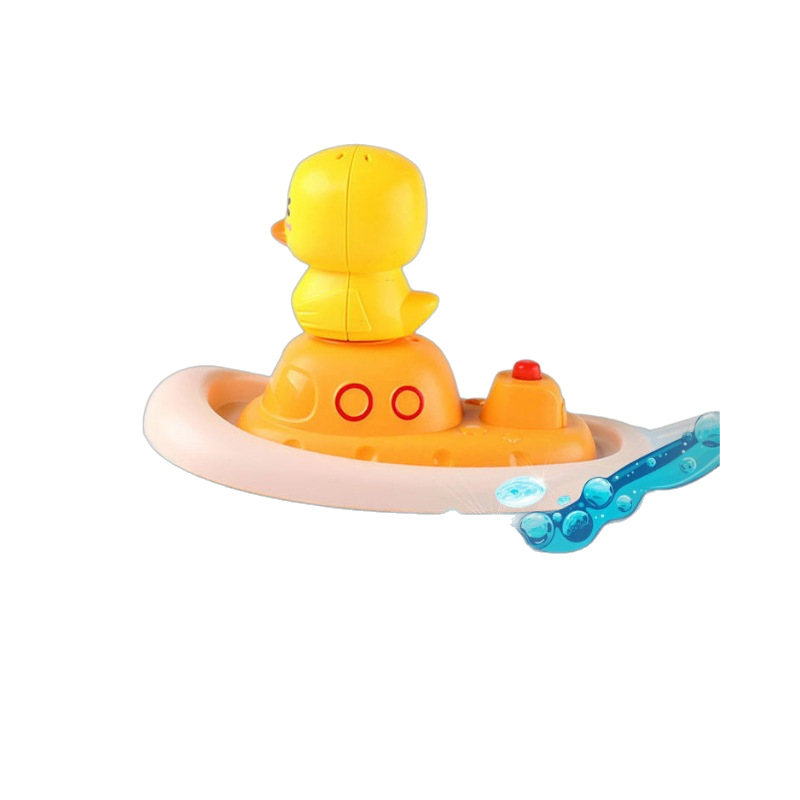 Niño pequeño pato amarillo baño de agua artefacto bebé eléctrico pequeño pato niño niña bebé ducha de agua pulverizada juguete