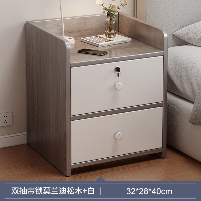 Cabina de cabezal de cama simple pequeño armario de almacenamiento simple dormitorio armario de almacenamiento doméstico estante de armario de cabecera