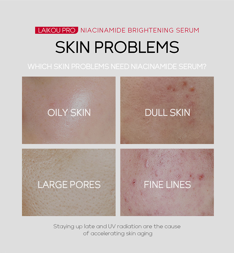Laikou PRO Niacinamide Essence 17ml Moisturizing Skin Care products and cosmetics Cross-border manufacturer wholesale undefined