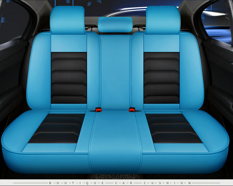 Car Seat Cushion, Universal for All Seasons, Fully Enclosed Leather Seat Cover, 2025 New Seat Cover, Summer Ice Silk Fully Enclosed Seat Cushion
