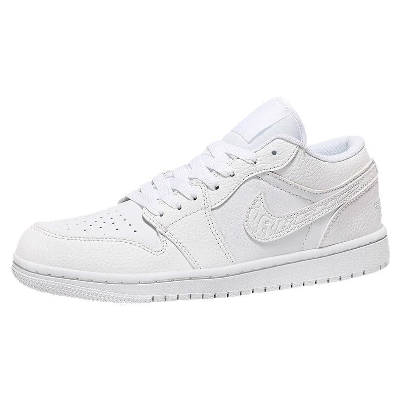 Мужские кроссовки Putian aj dunk ash официальный сайт подлинные AJ1 полностью белые низкие повседневные Air Force One женские кроссовки