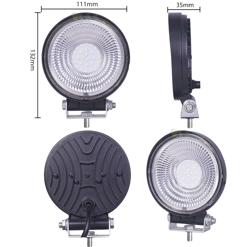 4 pulgadas LED iluminación de inundación lámpara de carretilla elevadora lámpara de automóvil lámpara de automóvil modelo macho