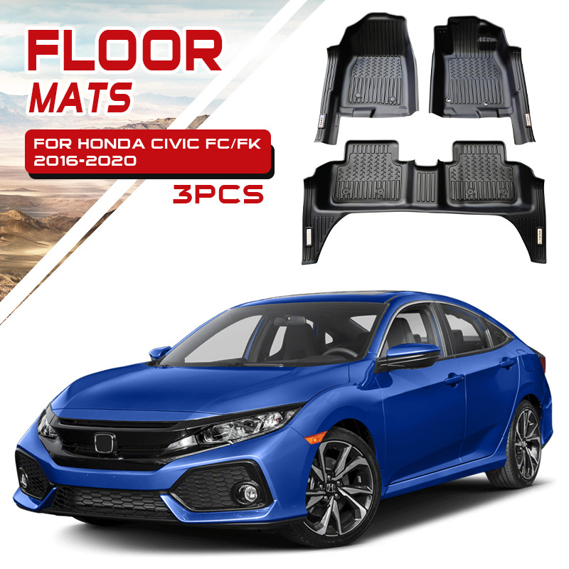 TXR para Honda Civic alfombra de coche especial 5D Tpe almohadilla de pie Honda Civic Floor Mats