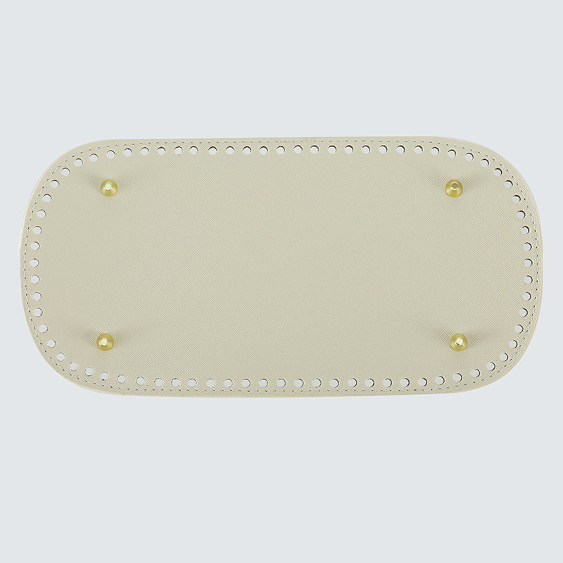 DIY Hyunah 編まれたバッグ底手作りバッグベースアクセサリー PU クロスパターン 30 × 15 センチメートル底板在庫卸売|undefined