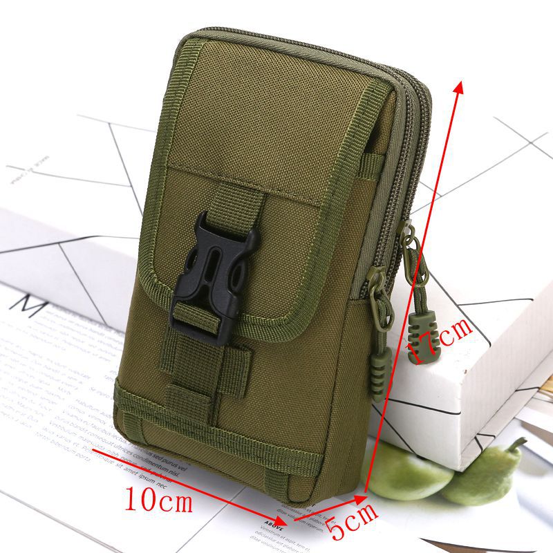 Men's Solid Color Oxford Cloth Lock Clasp Phone Wallets display picture 4