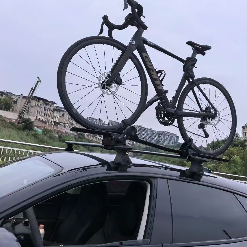 Car bike rack roof bike rack luggage rack mountain bike roof rack folding bike rack