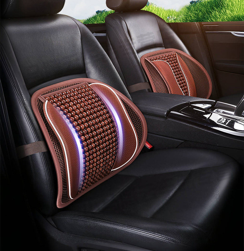 Car Lumbar Support Cushion for Driving, Backrest Pad for Driver's Seat, Suitable for Long Sitting