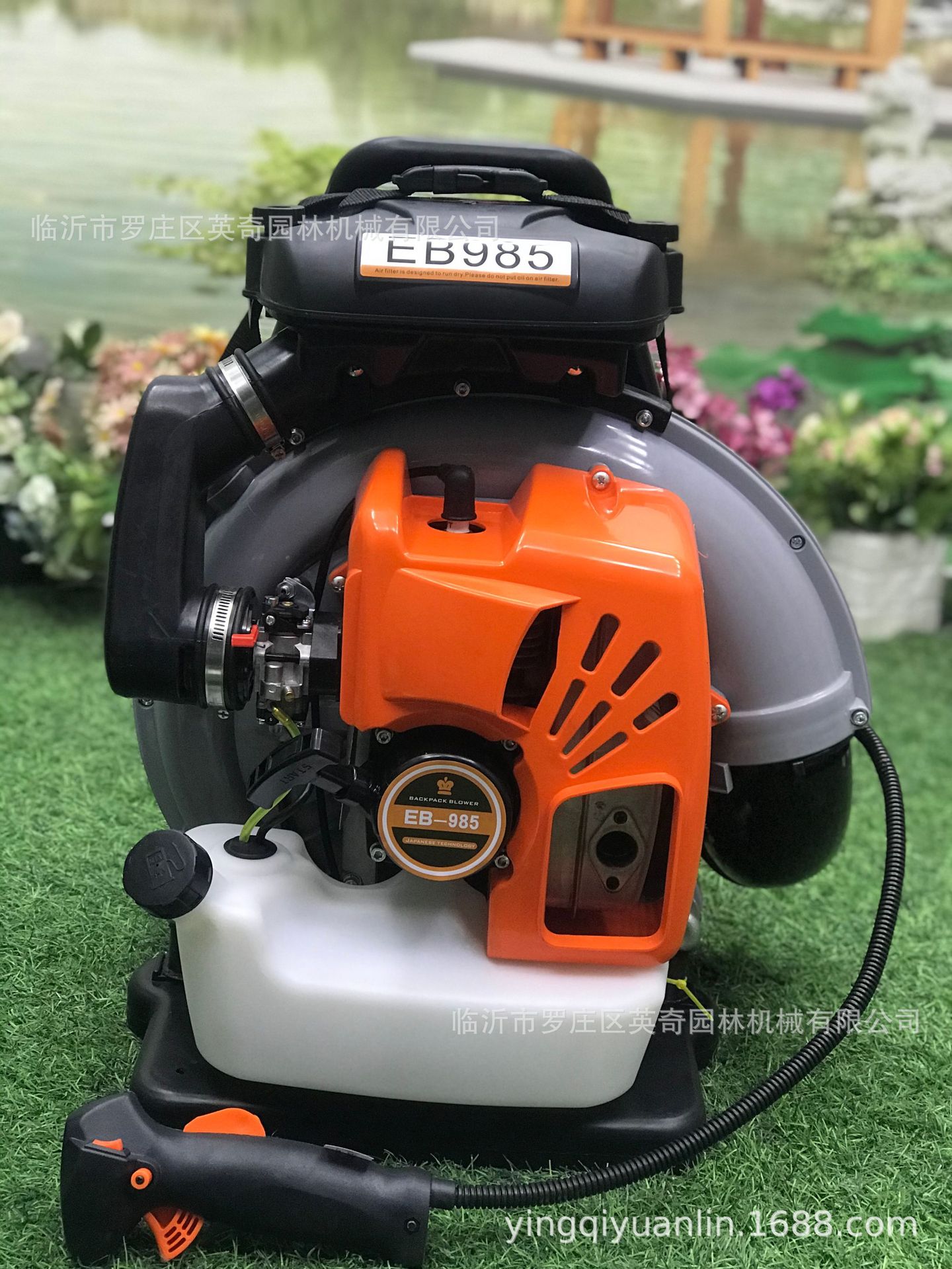 Yingqi ventas directas de fábrica mochila gasolina secador de pelo de efecto invernadero soplador de nieve camino de limpieza extintor de viento