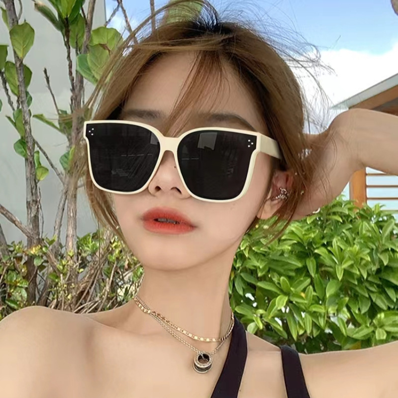 Shake tone polarized glasses myopia sunglasses women's large frame driving special driving glasses UV protection sunglasses men's wholesale