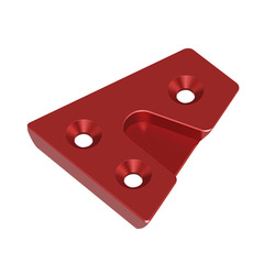 Photography quick-release plate accessories metal V-port battery buckle plate triangle block V-shaped battery external adapter plate V-buckle base