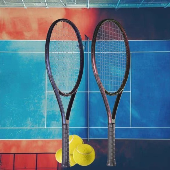 Tennis Racket 97-Sided V14 Full Carbon Prostaff Federer Qinwen Same Style Professional Advanced Racket Chameleon