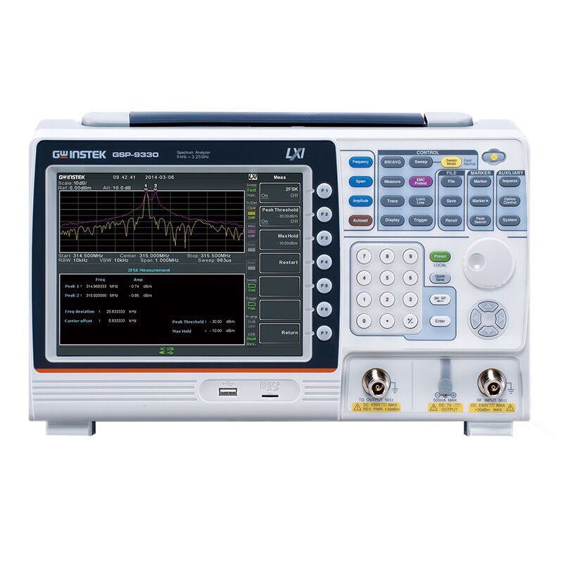 Gwinstek台湾固纬GSP-9330/9330+TG/9300B/9300B+TG频谱分析仪