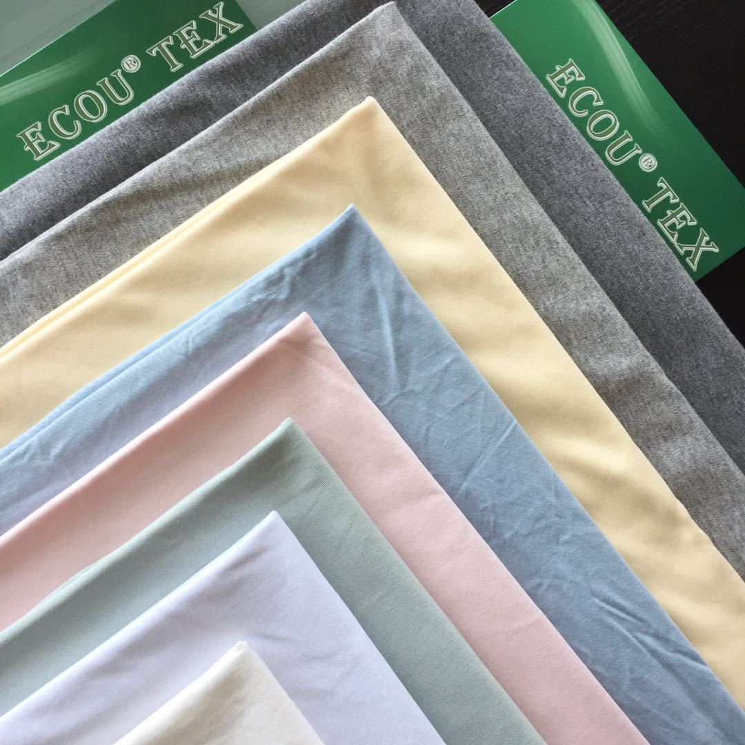 【OCS认证】BCI棉有机棉混纺单面汗布32ST恤面料现货140gsm精梳