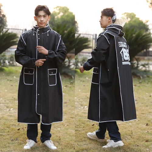 Raincoat for Adults, Unisex, Fashionable Bicycle Riding Rain Gloves, Four-in-One Hiking Raincoat