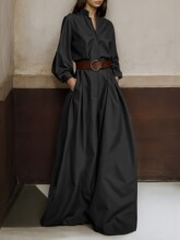 X 30931 Elegant Long Sleeve Dress ���ų�������ȹ �羳ŷ