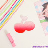 Acrylic keychain heart shaped, Korean style, gradient