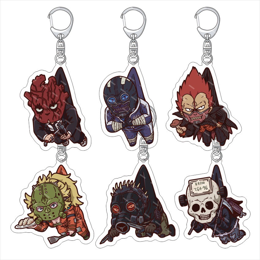 异兽魔都 亚克力钥匙扣 开曼 二阶堂 能井 Dorohedoro 亚克力挂件
