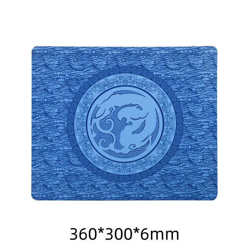 Tigre personaje alfombrilla de ratón juego profesional e-sports control recubierto Shanhai Master Ling Yun vidrio de pulpa verde