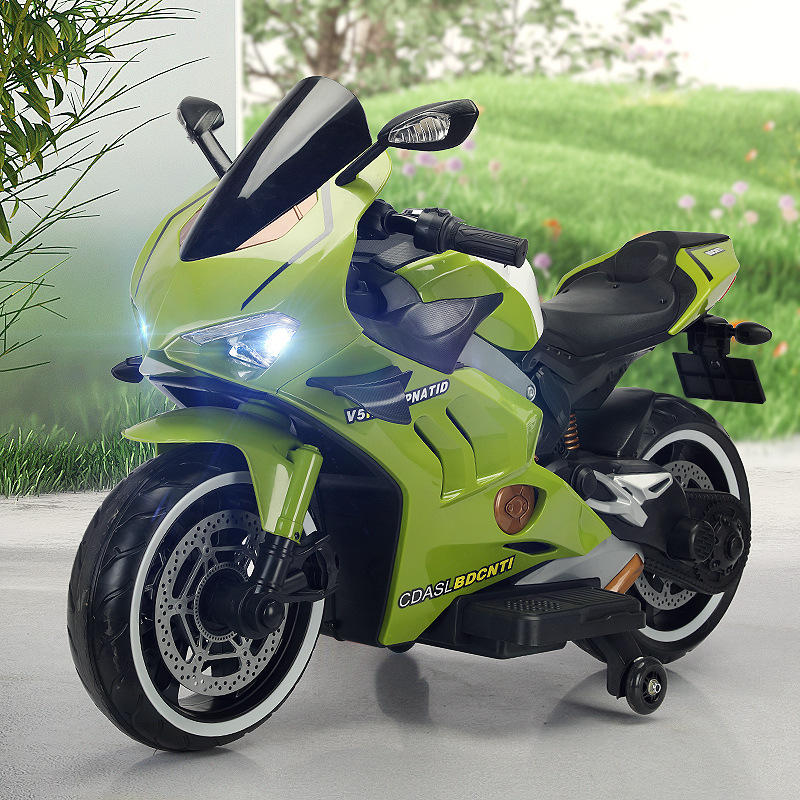 Motocicletas eléctricas para niños Los bebés masculinos y femeninos pueden viajar en un coche de juguete de dos ruedas de gran tamaño para adultos