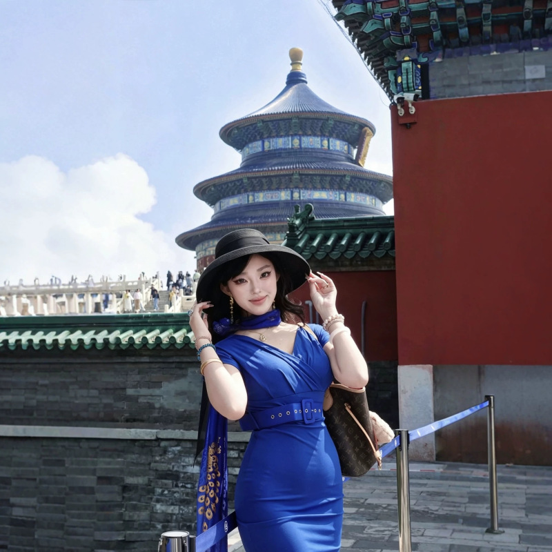2026 European and American Women's Fashion Autumn New Style Elegant Off-Shoulder High-Waisted Dress with Belt