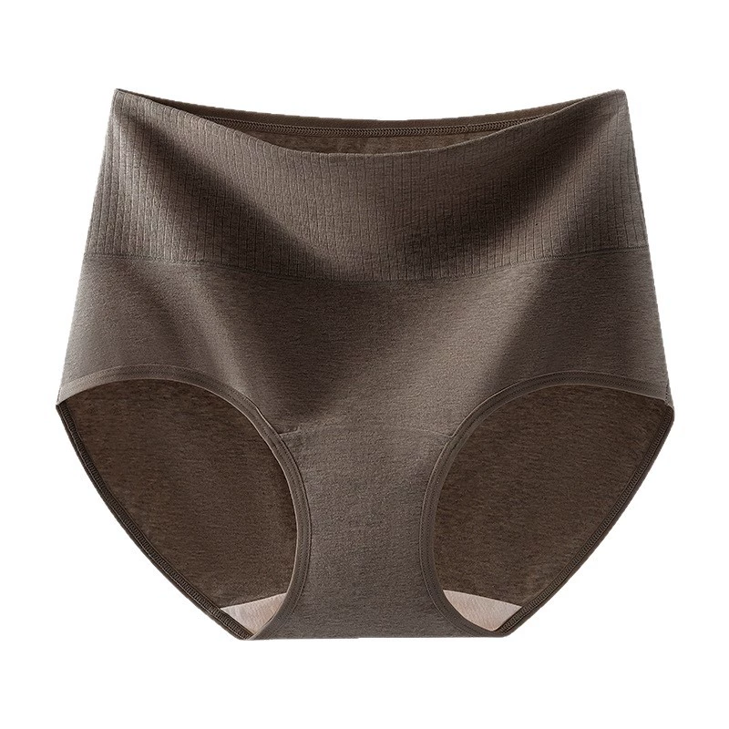 underwear, cotton trousers, long waist belt, pants, high waist, плюс размер