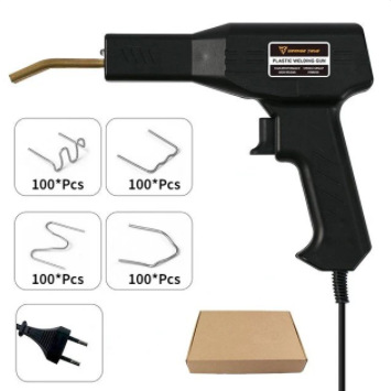Reparación de parachoques del coche pistola de soldadura parche de plástico pistola de reparación de grietas máquina herramienta pistola de soldadura de fusión en caliente artefacto de soldadura