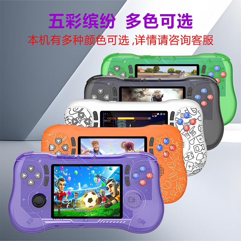 K36迷你掌机便携复古摇杆GBA街机3.5寸IPS横屏高清PSP游戏机跨境|undefined