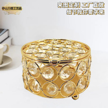 欧式靓丽K9水晶首饰盒金银珠宝玉器项链盒高贵手表钻戒收纳盒创意